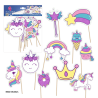 Set de Photocall Unicornio 10 PCS