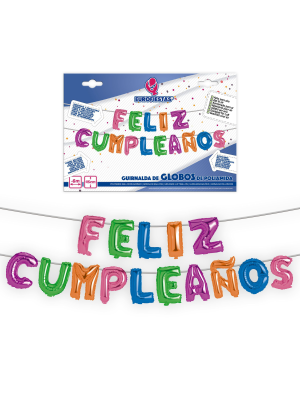 Guirnalda de Feliz Cumpleaños de Princesas de 3m
