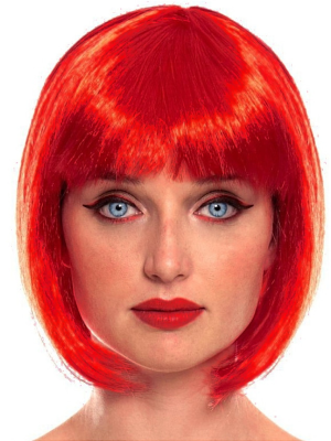 Peluca Charleston Roja