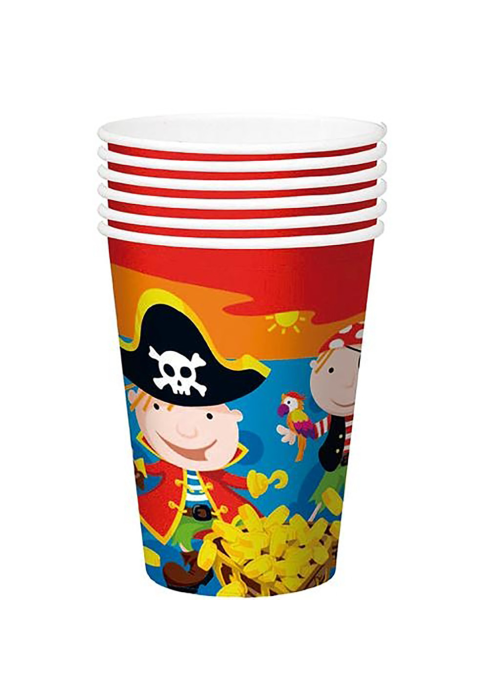 Vasos de Pirata 6 unid.