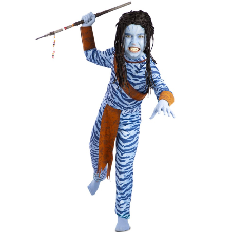 Disfraz de Avatar Niño - Disfraces de Indigenas Azules Infantiles