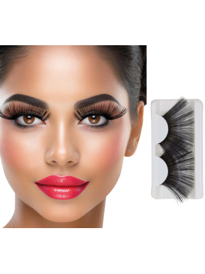 Pestañas Jumbo Negras - Maquillaje y Caracterizacion