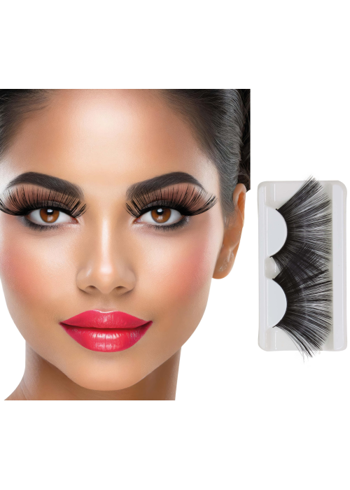 Pestañas Jumbo Negras - Maquillaje y Caracterizacion