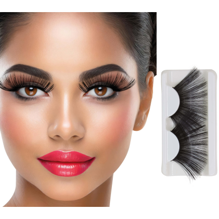Pestañas Jumbo Negras - Maquillaje y Caracterizacion