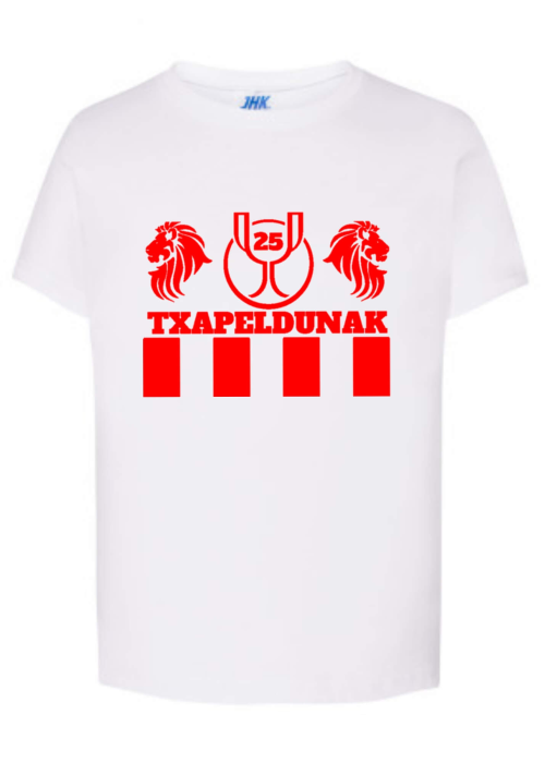 Camiseta Leon Como Aita Roja Infantil