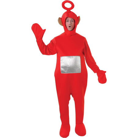 Disfraz de Teletubbies Rojo Adulto Po