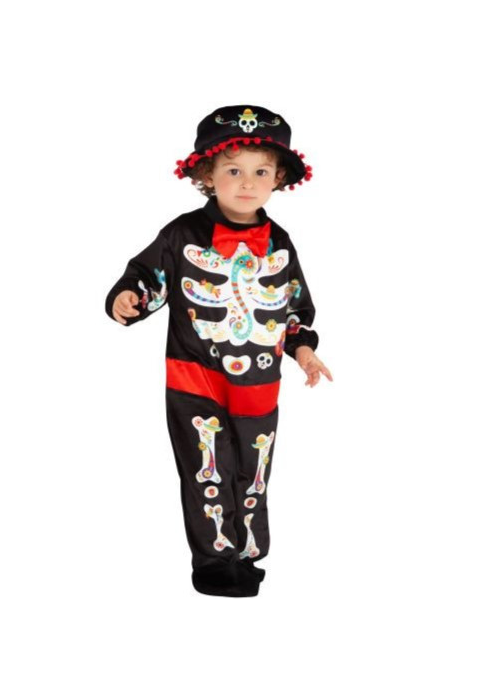 Disfraz de Esqueleto Catrino Bebe - Disfraces Calaveras y Catrinas