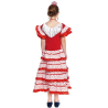 Disfraz de Sevillana Blanco y rojo Infantil