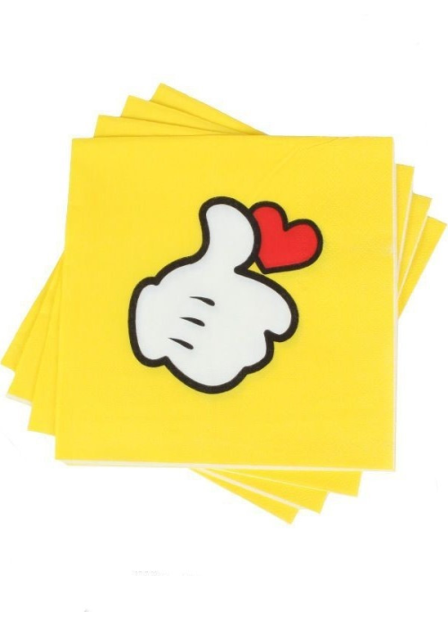 Servilletas Mickey 12 Unidades