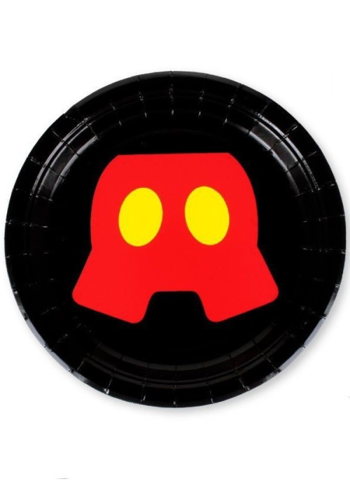 Platos Mickey 18cm 6 Unidades