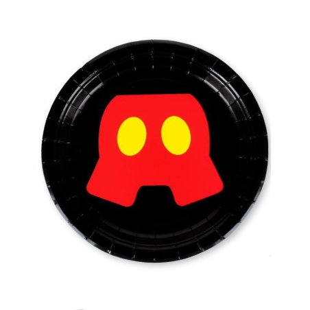 Platos Mickey 18cm 6 Unidades