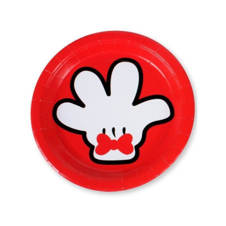 Platos Minnie 23cm 6 Unidades