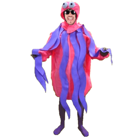 Disfraz de Pulpo Rosa Adulto