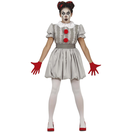 Disfraz de Payasa Pennywise Mujer - It Disfraces Halloween