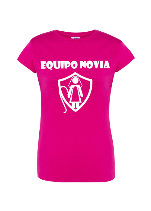 Camiseta Equipo Novia Rosa - Camisetas Despedida Soltera