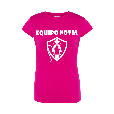Camiseta Equipo Novia Rosa - Camisetas Despedidas Soltera