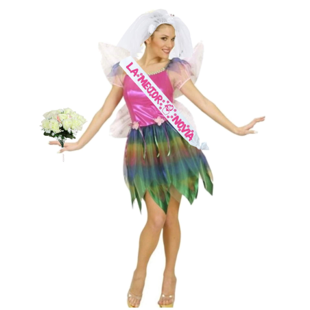 Disfraz de Novia Arcoiris - Disfraces despedidas Soltera