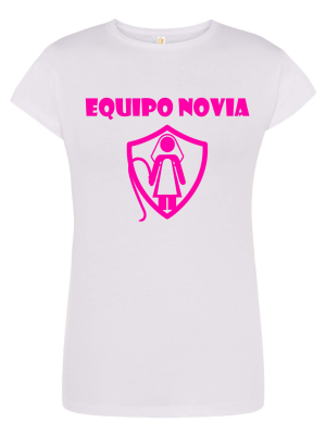 Camiseta Equipo Novia Rosa - Camisetas Despedida Soltera