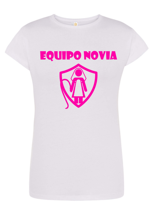 Camiseta Equipo Novia Rosa - Camisetas Despedida Soltera