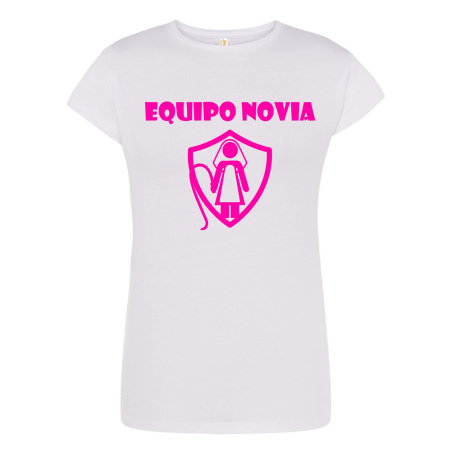 Camiseta Equipo Novia Rosa - Camisetas Despedida Soltera