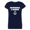 Camiseta Despedida a Bordo azul - Camisetas Despedidas Soltera