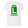 Camiseta Novio en practicas Blanca - Camisetas Despedidas Soltera
