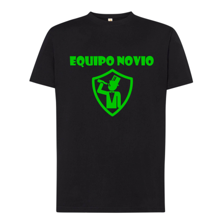 Camiseta Equipo Novio Negra - Camisetas Despedidas Soltero