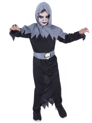 Disfraz de Esqueleto Tunica Verdugo Infantil - Disfraces Calaveras y Catrinos