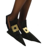 Cubrezapatos de Bruja con Hebilla Dorada