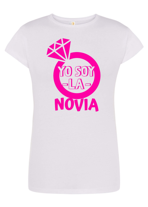 Camiseta Yo soy la Novia Blanca - Camisetas Despedidas Soltera