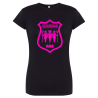 Camiseta Seguridad Amigas Negra Mujer - Camisetas Despedidas Soltera