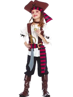 Disfraz de Piratesa Siete Mares Niña