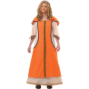 Disfraz de Dama Medieval Naranja- Disfraces Medievales