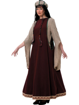 El Vestit De La Reina Medieval Blau