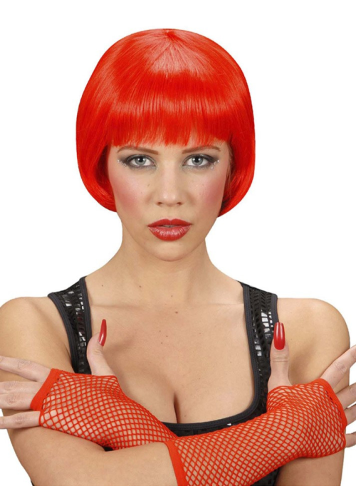 Peluca Rave Roja