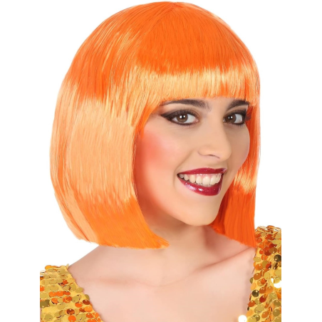 Peluca Melena Charleston Naranja