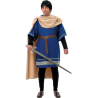 Disfraz de Rey Medieval Azul con Capa Hombre - Disfraces Medievales