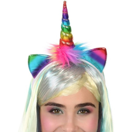 Diadema Unicornio Multicolor - Sombreros