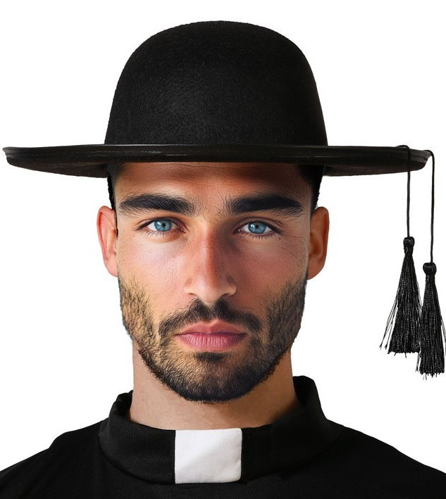 FIESTAS GUIRCA Camisa De Cura Para Adulto – Disfraz Religioso, Calidad Y Estilo Para Carnaval Y Halloween