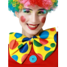 Pajarita de payaso de lunares