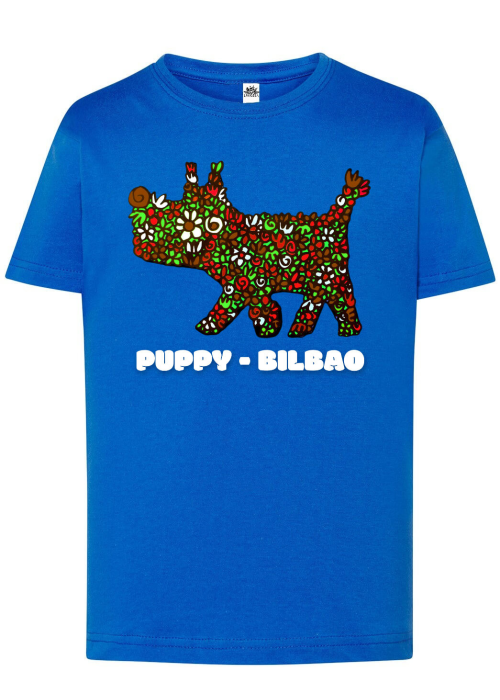 Camiseta Puppy Azul infantil