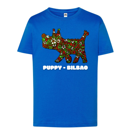 Camiseta Puppy Azul infantil