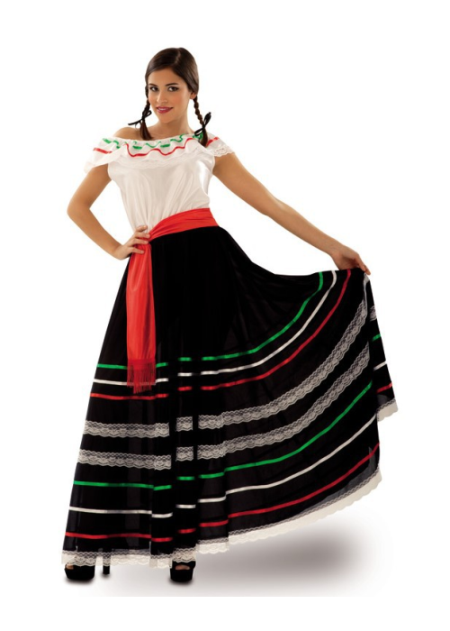Comprar el Vestit Mexicà Negre-per només 29.50€ – vestit de Botiga en línia