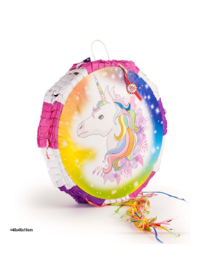 Piñata Unicornio 45x45x10cm.