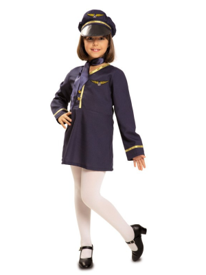 Disfraz de Azafata Infantil - Disfraces Pilotos y Azafatas Infantiles