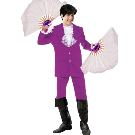Disfraz de Locomia Morado Chaqueta adulto