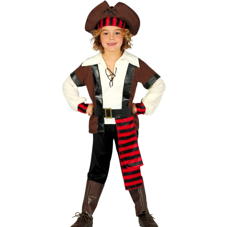 Disfraz de Pirata Siete Mares Infantil - Disfraces de Pirata