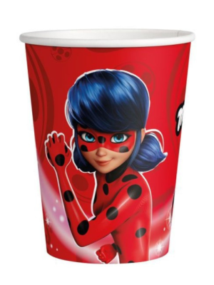 Vasos Lady Bug 8Unid