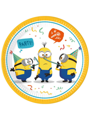 Platos Minions 23cm 6 Unid