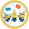 Platos Minions 23cm 6 Unid